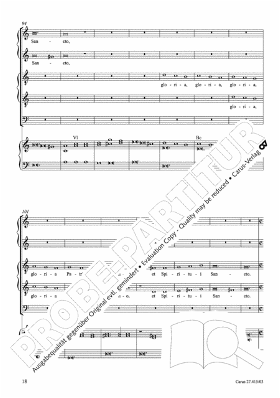 Laudate Dominum Primo 4-Part scores gallery preview page 19