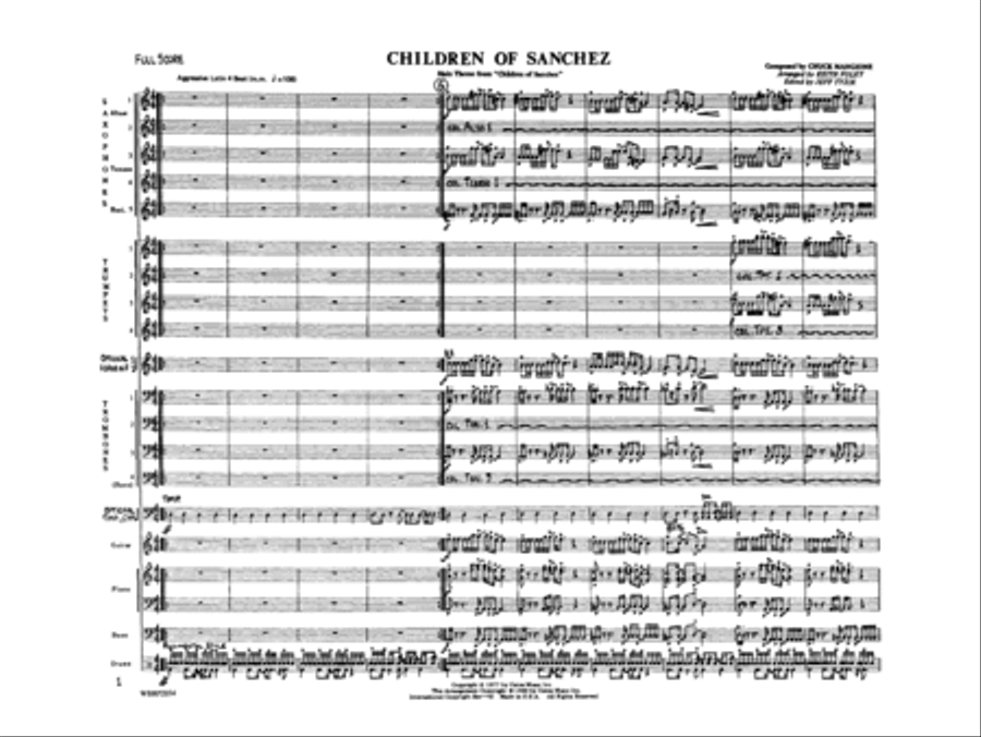 Children of Sanchez: Score Jazz Ensemble scores gallery preview page 2