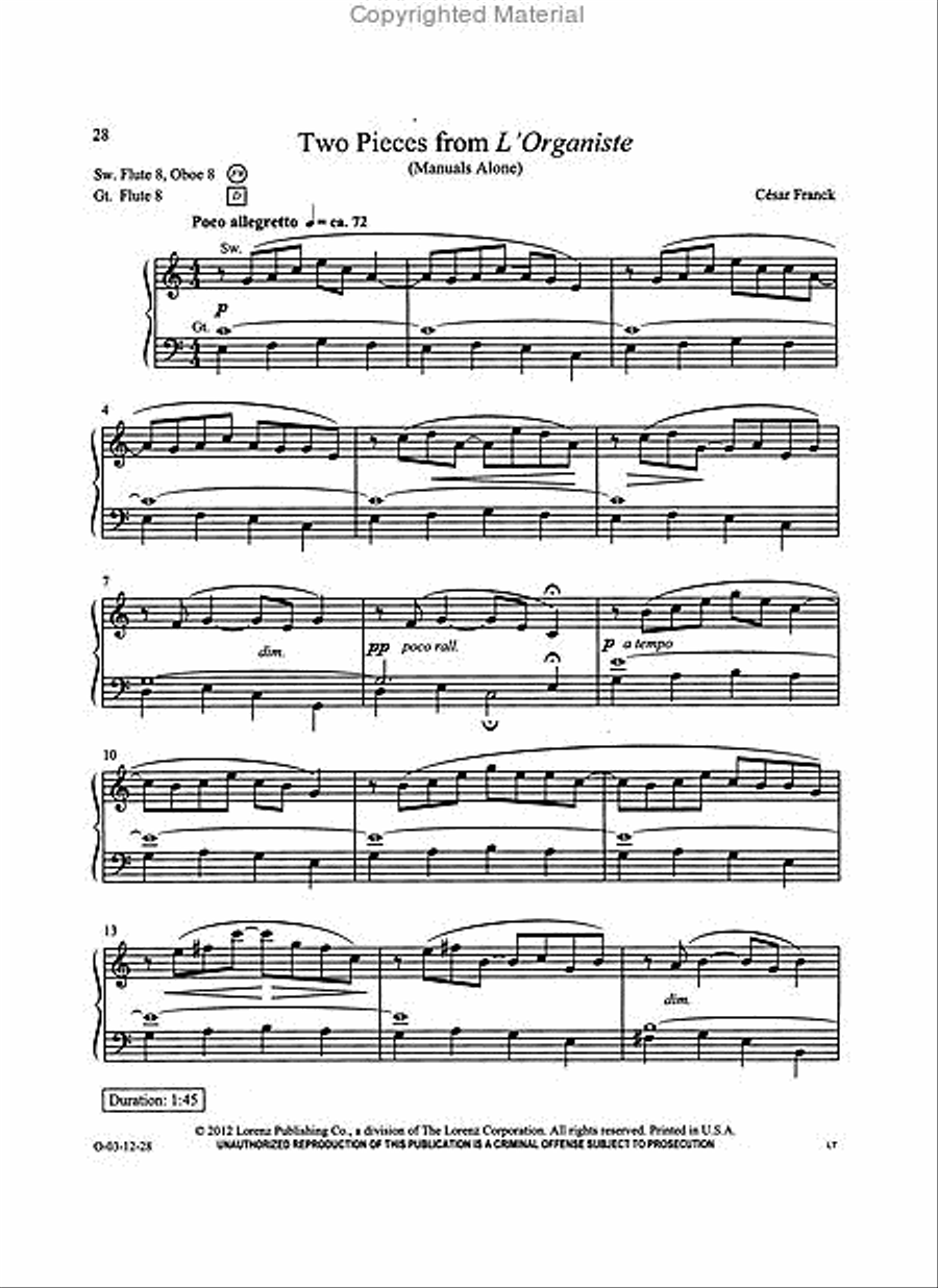 Easy Organ Library, Vol. 53 Organ Solo scores gallery preview page 4