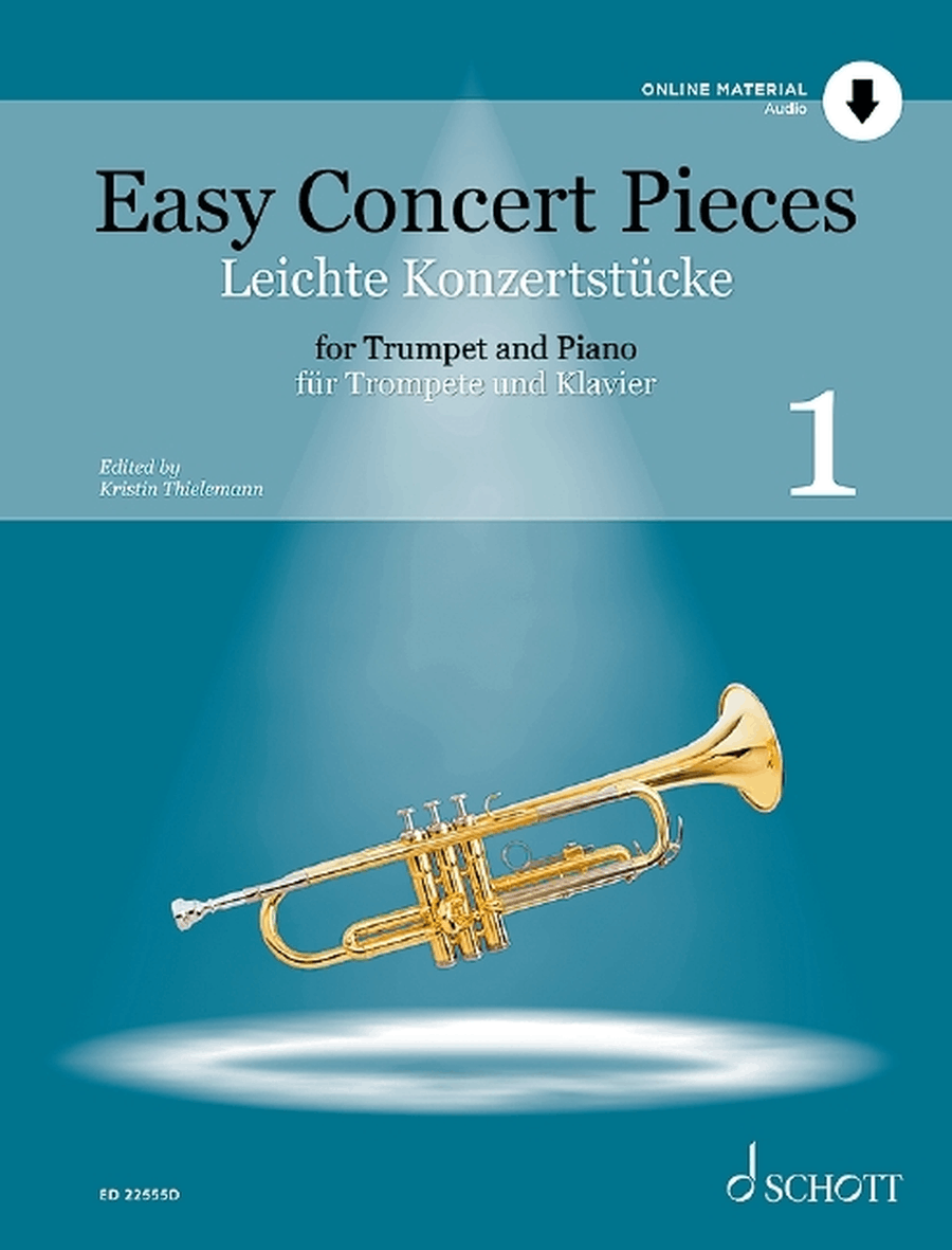 Easy Concert Pieces – Volume 1 Trumpet Solo scores gallery preview page 1