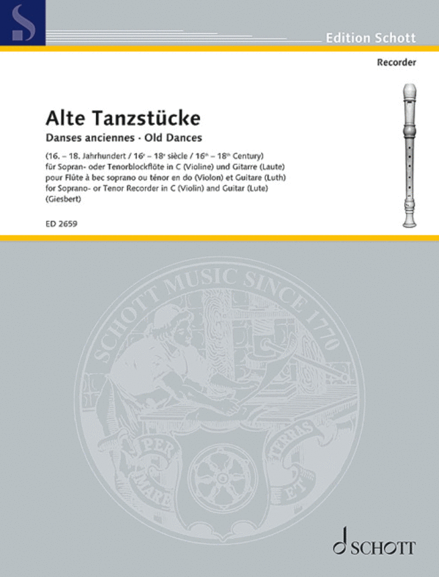 Alte Tanzstücke Alte Tanzstücke Recorder scores gallery preview page 1