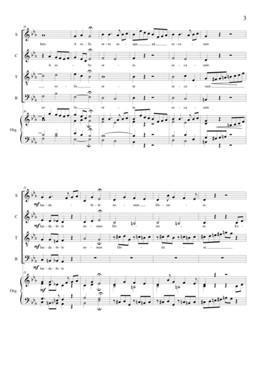 Laudate,pueri,Dominum(Psalm 112) - Choir SATB and organ image number null