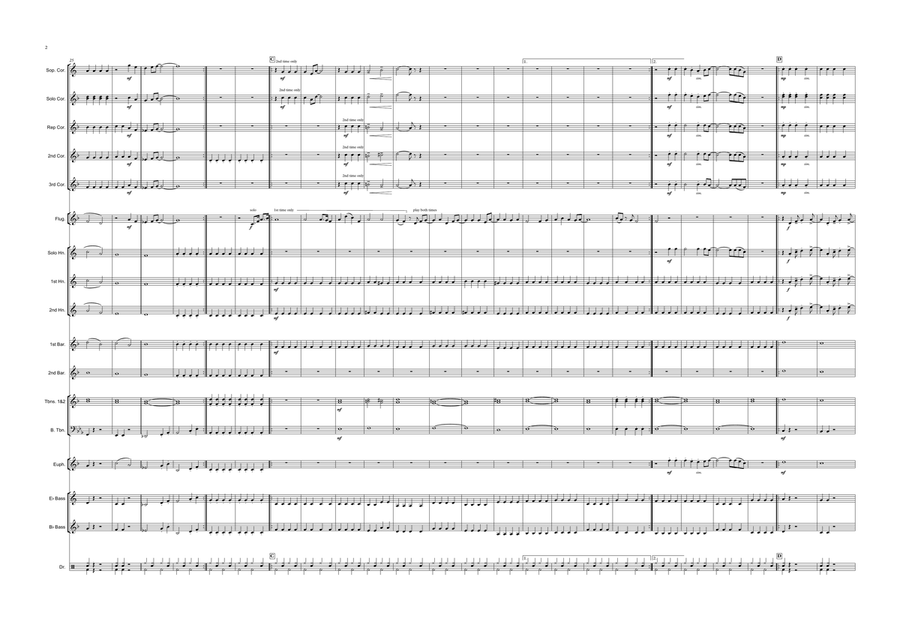 Mr. Blue Sky Brass Ensemble scores gallery preview page 2