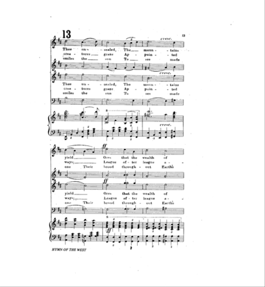 Hymn of the West Concert Band scores gallery preview page 16