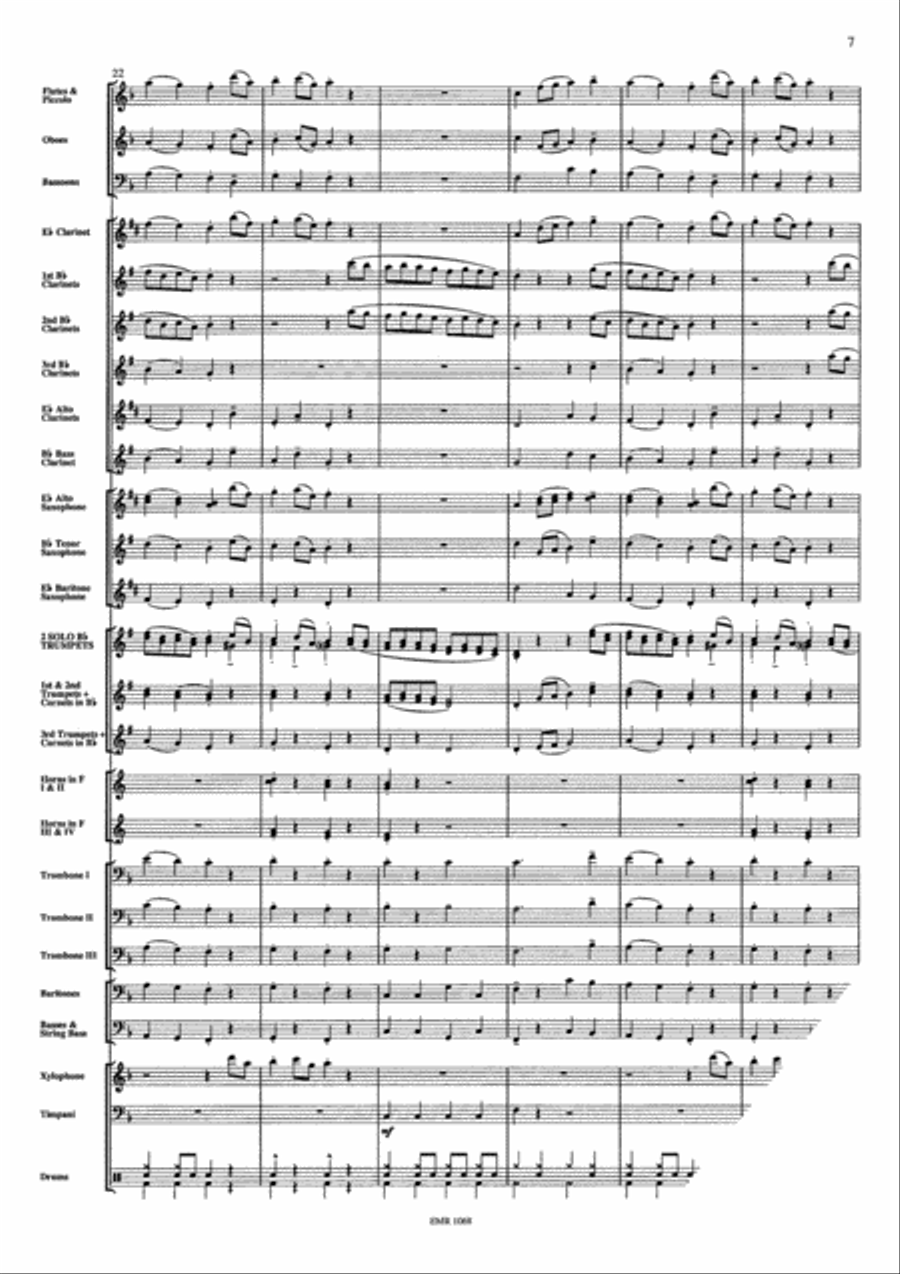 The Happy Twins Concert Band scores gallery preview page 8
