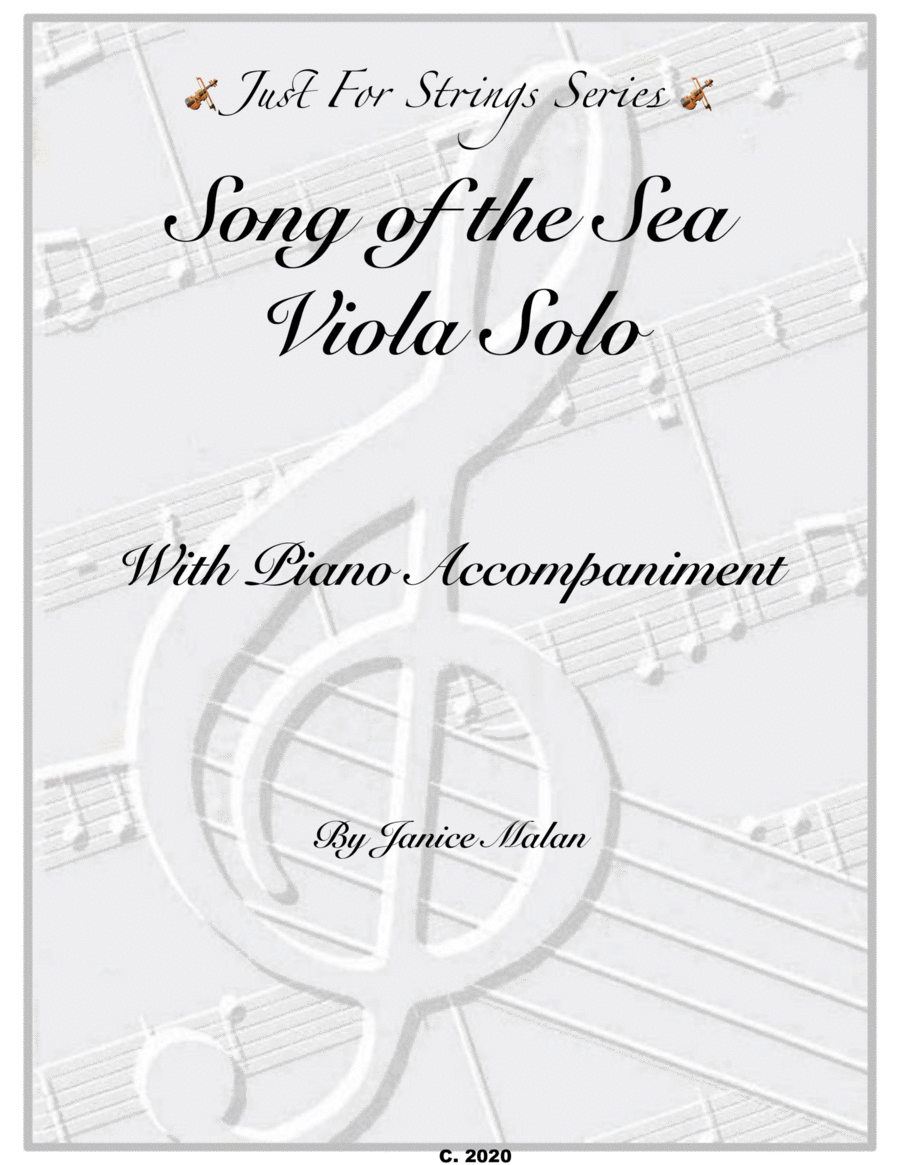 Song of the Sea for Viola solo with piano accompaniment
