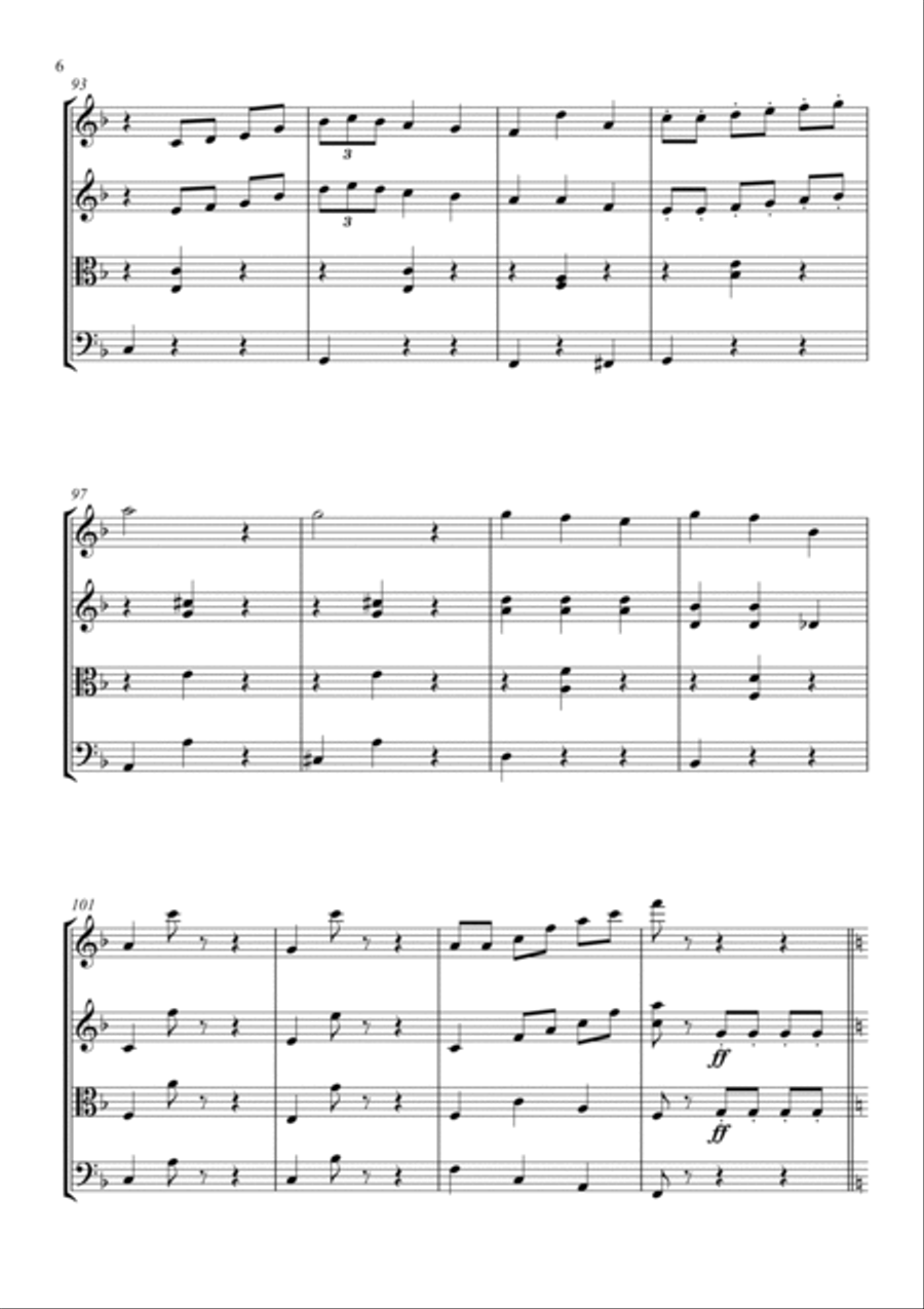 The Hesitation String Quartet scores gallery preview page 6