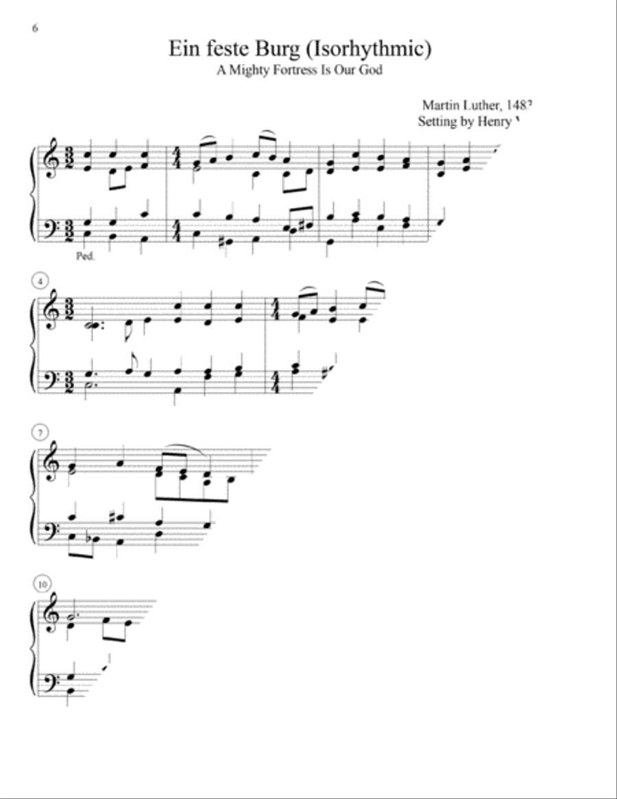 Twenty-Seven Hymn Harmonizations for Reformation Organ scores gallery preview page 2