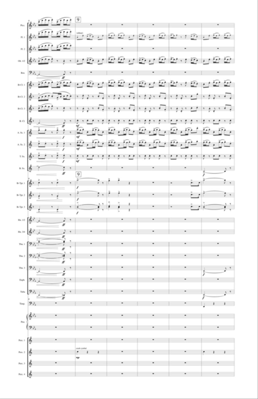 With Voice of Triumph Raised Concert Band scores gallery preview page 3