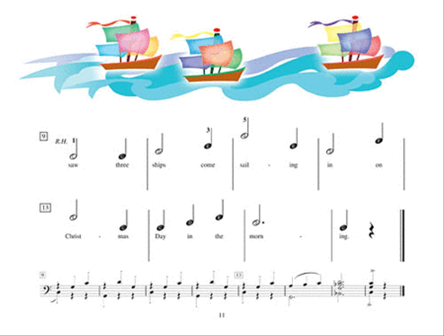 More Christmas Piano Solos – Prestaff Level Piano Method scores gallery preview page 5