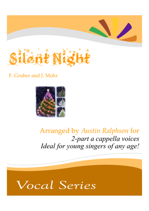 Silent Night - a cappella easy 2-part voices, for junior choir