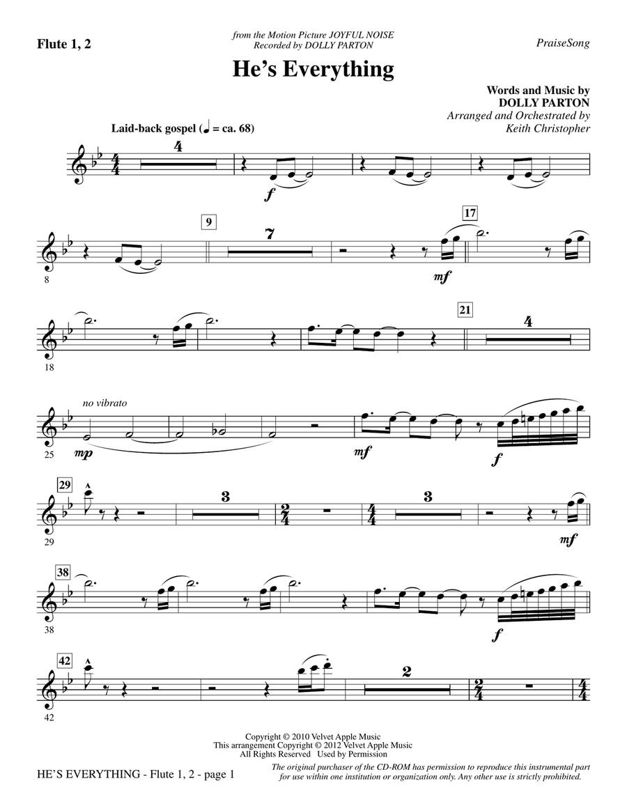 He's Everything - Flute 1 & 2