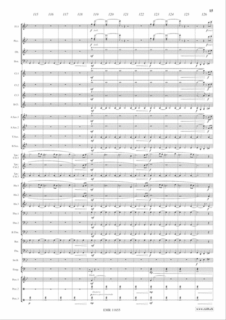 Roma Roma Concert Band scores gallery preview page 16