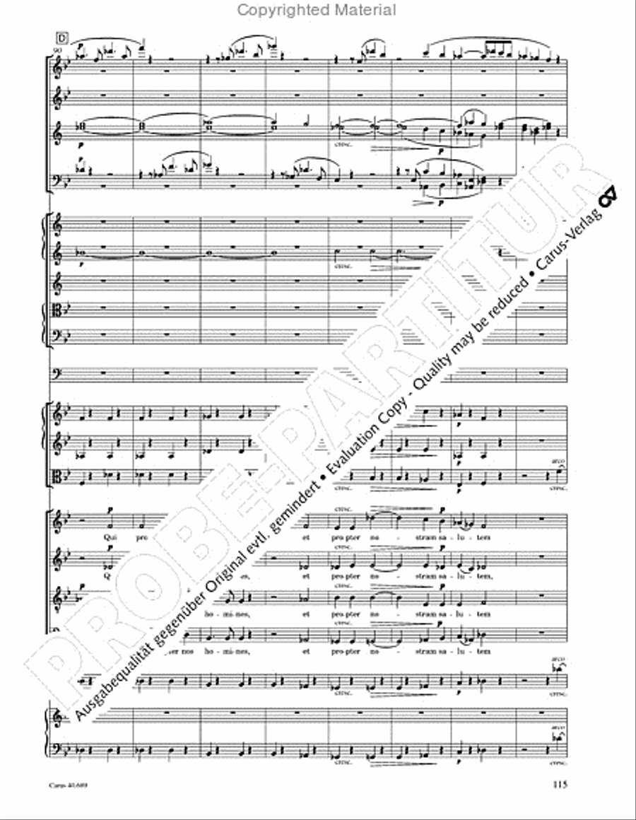 Missa solemnis Missa solemnis 4-Part scores gallery preview page 131