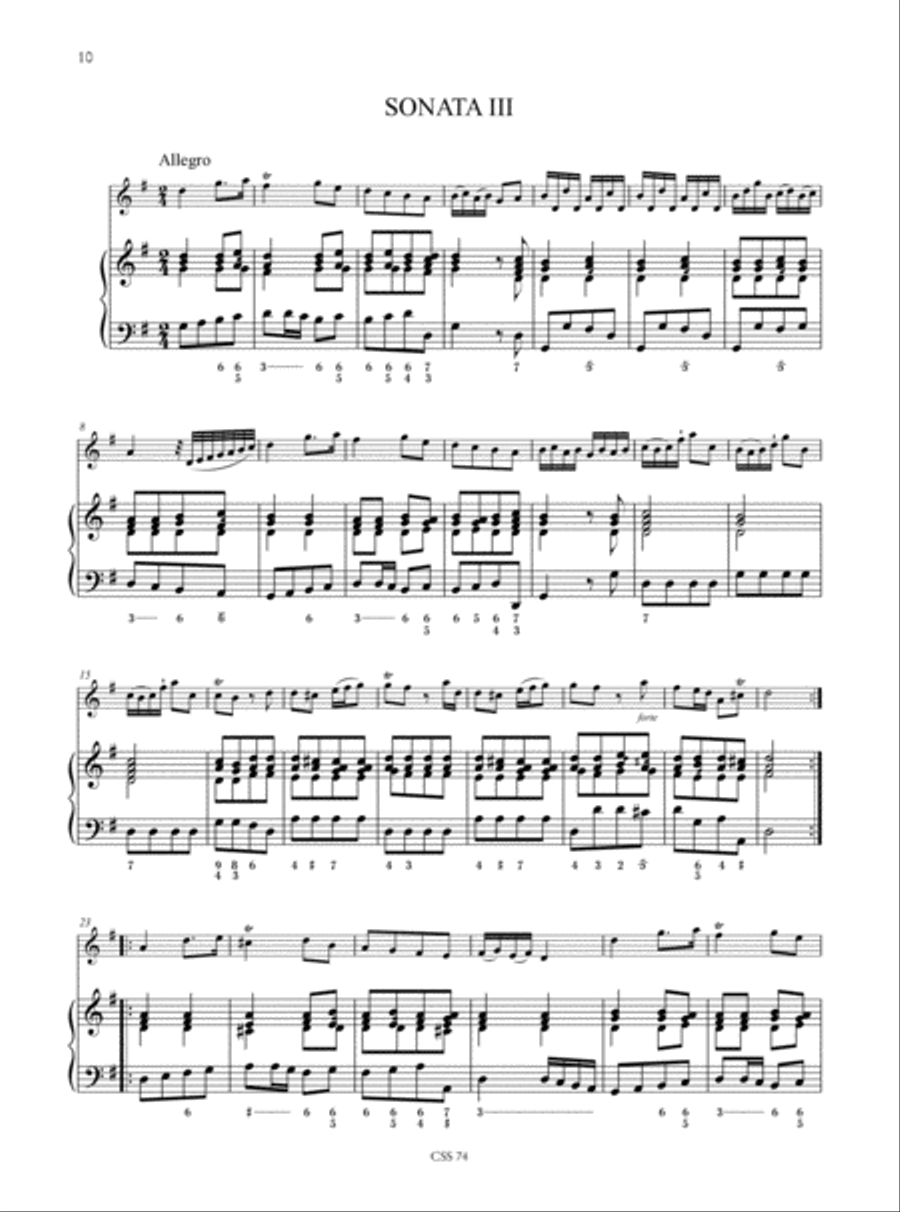 6 Sonates from 