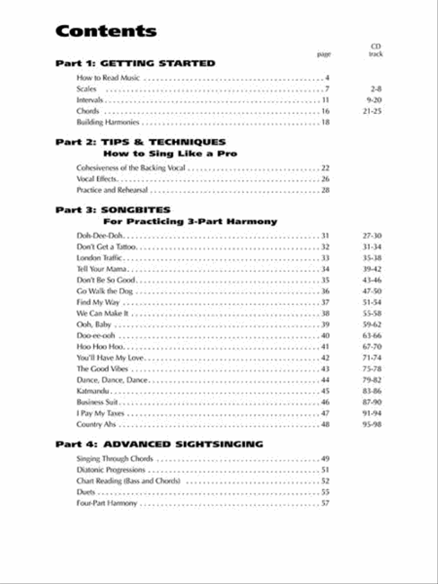 Harmony Vocals Voice scores gallery preview page 2