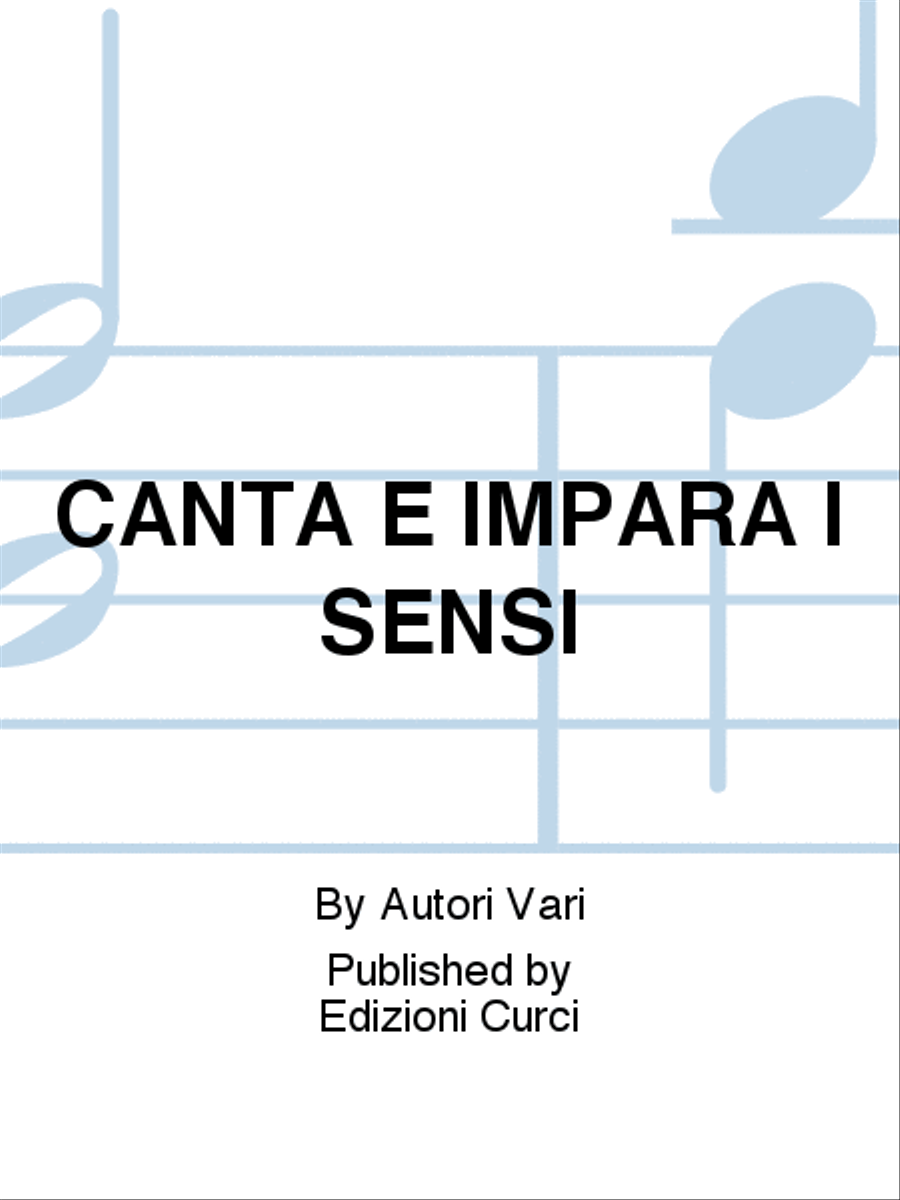 CANTA E IMPARA I SENSI School and Community scores gallery preview page 1