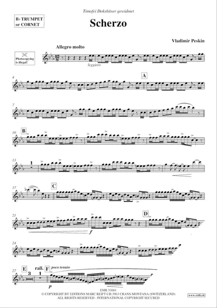 Scherzo Cornet scores gallery preview page 3