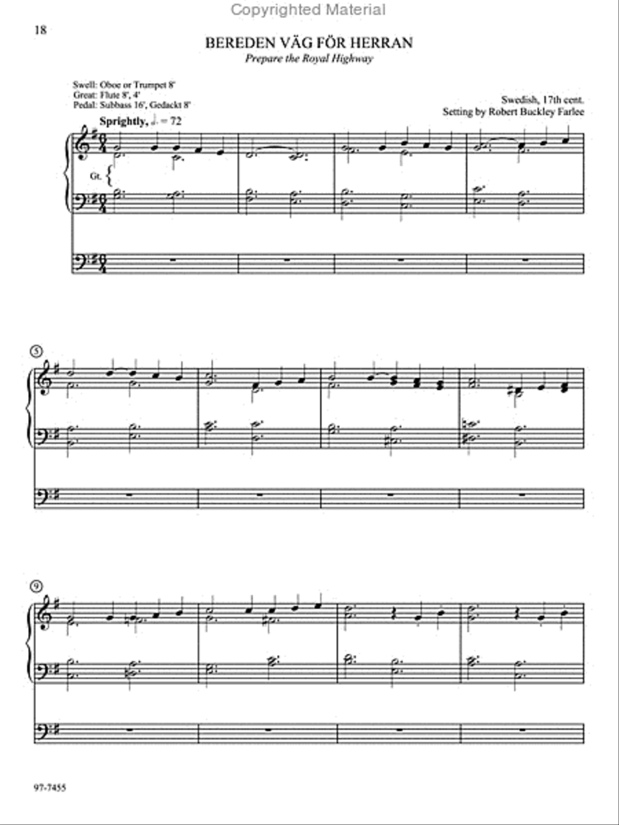 Hymn Prelude Library: Lutheran Service Book, Vol. 2 (BC) Organ scores gallery preview page 6