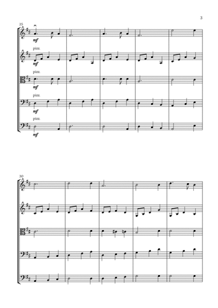 Silent Night (String Quintet) - Beginner Level image number null