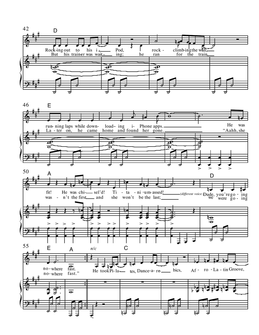 Going Nowhere Fast Going Nowhere Fast Piano, Vocal scores gallery preview page 3