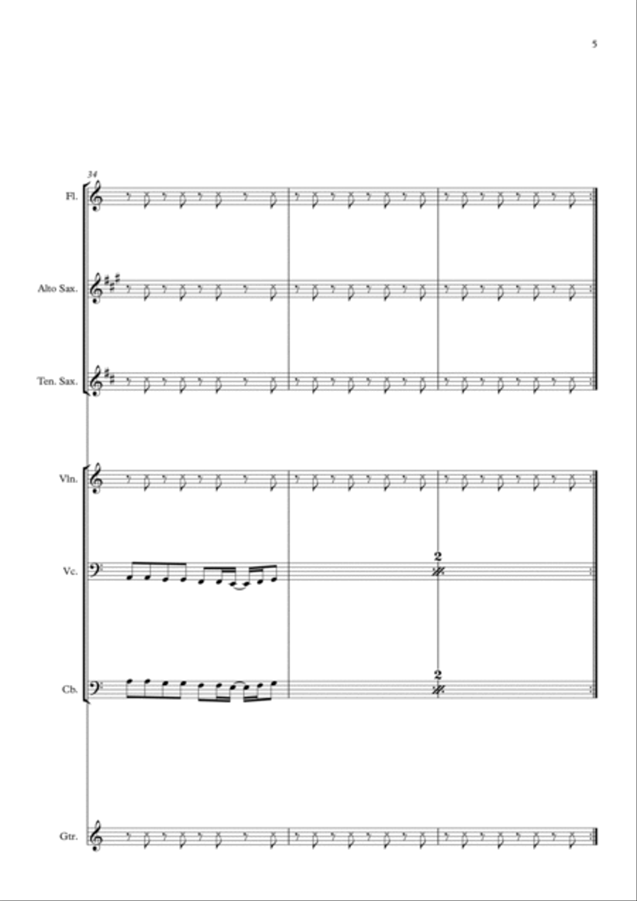Hit The Road Jack Hit The Road Jack Concert Band scores gallery preview page 5