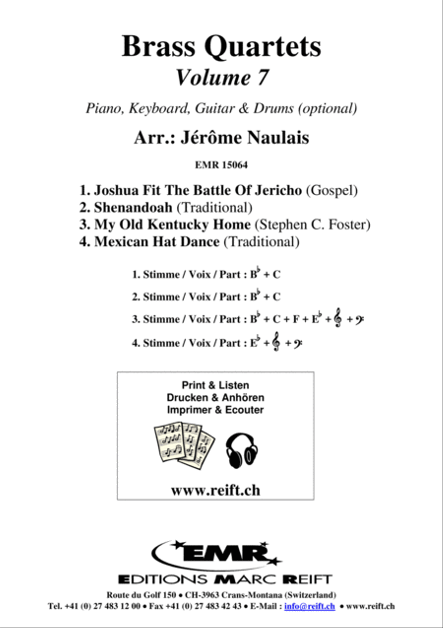 Brass Quartets Vol. 7 Brass Ensemble scores gallery preview page 2