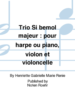 Book cover for Trio Si bemol majeur