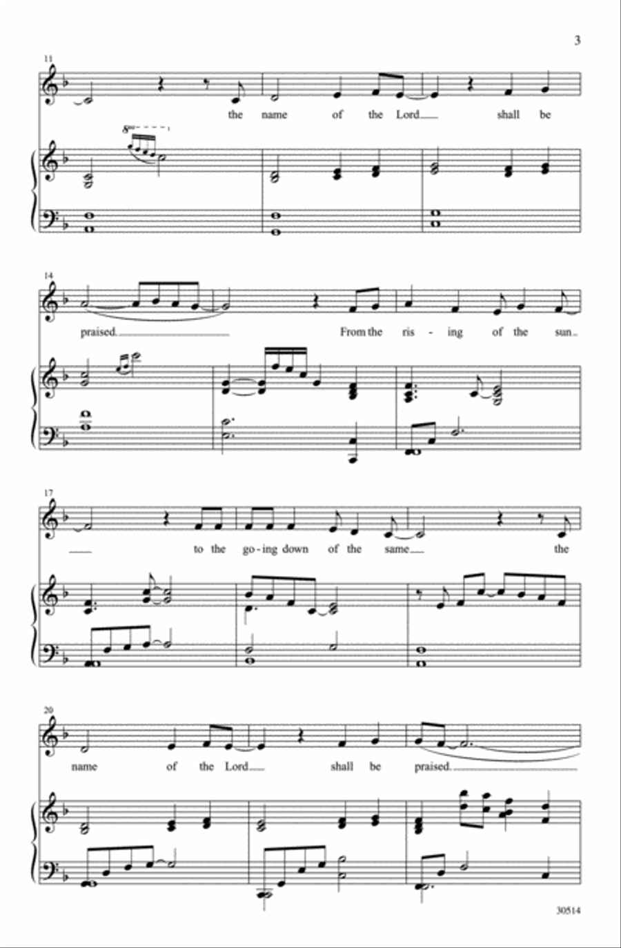 From the Rising of the Sun 2-Part scores gallery preview page 3