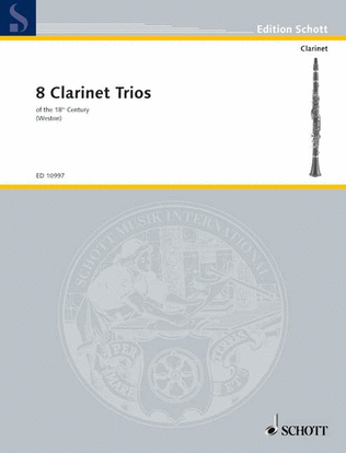 Book cover for 8 Clarinet Trios