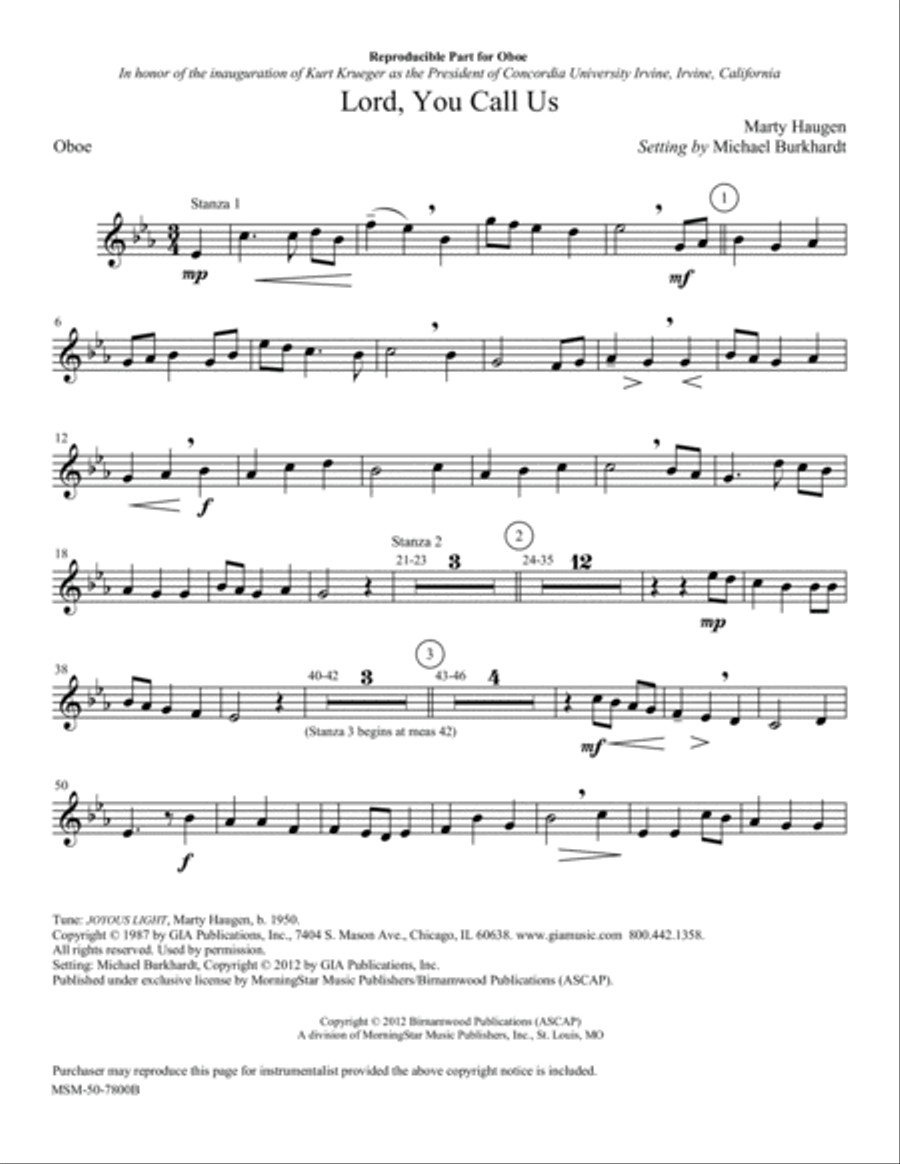 Lord, You Call Us Lord, You Call Us Choir scores gallery preview page 4