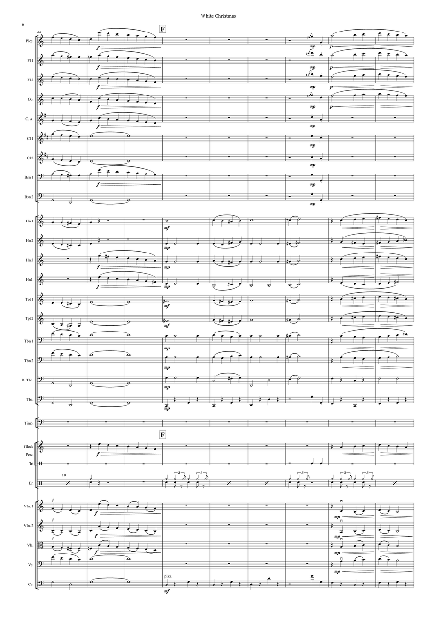 White Christmas Full Orchestra scores gallery preview page 6