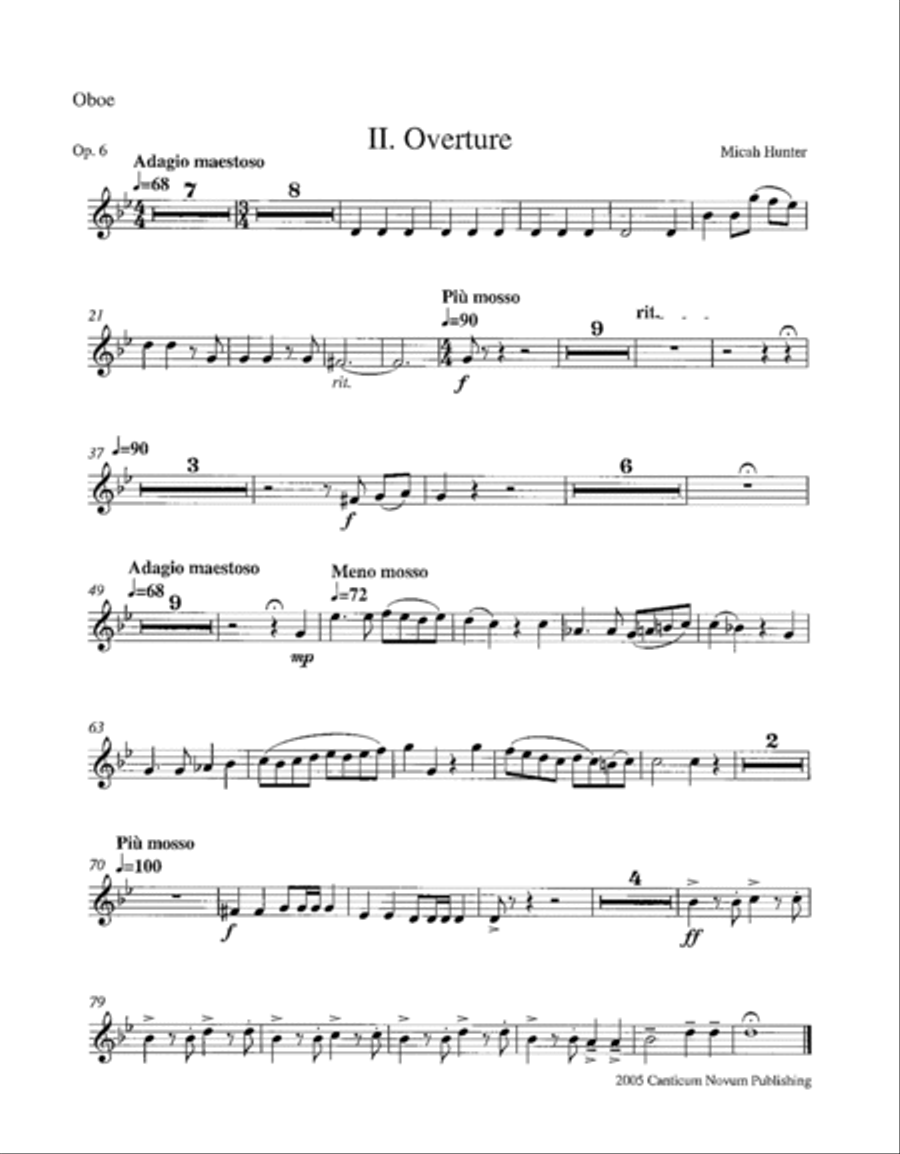 He was Called Jesus, A Sacred Cantata, Instrumental Parts 3-Part scores gallery preview page 5
