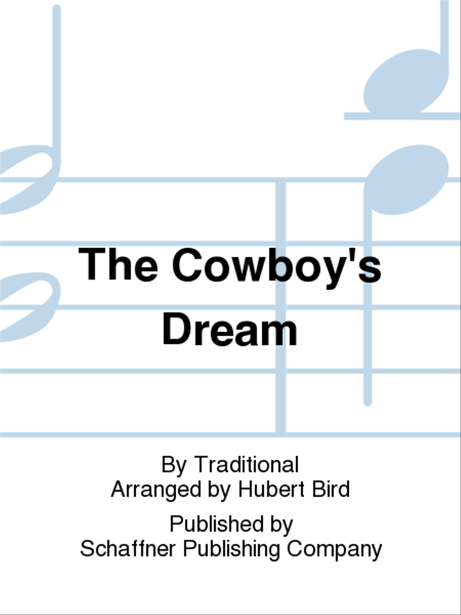 The Cowboy's Dream The Cowboy's Dream 4-Part scores gallery preview page 1