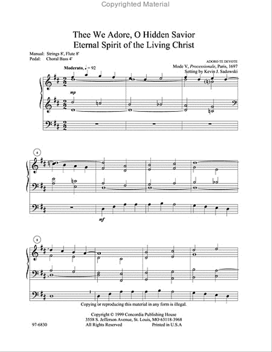 Twelve Hymn Preludes Organ scores gallery preview page 2