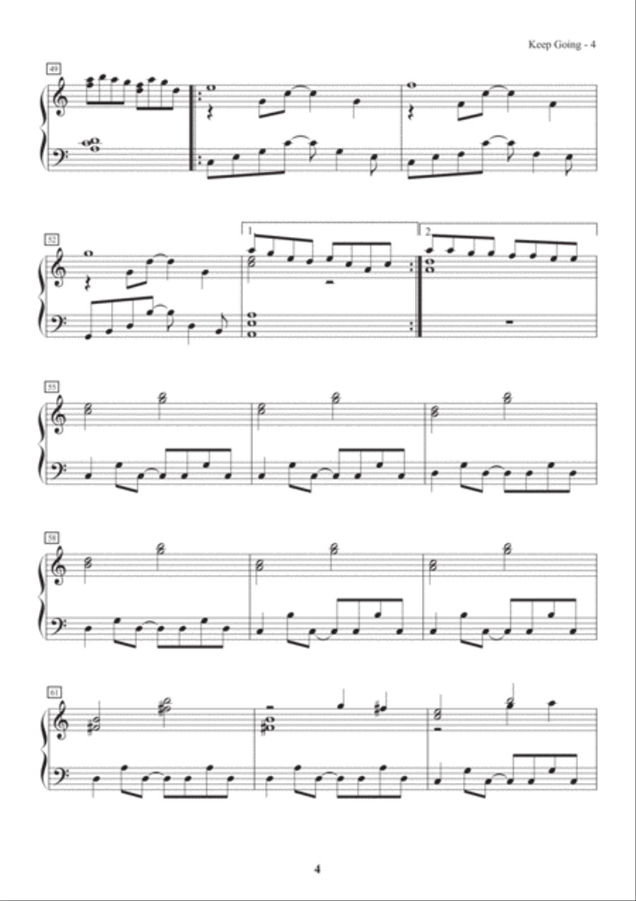 Vacant House (12 New Age Piano Solos) Piano Solo scores gallery preview page 6