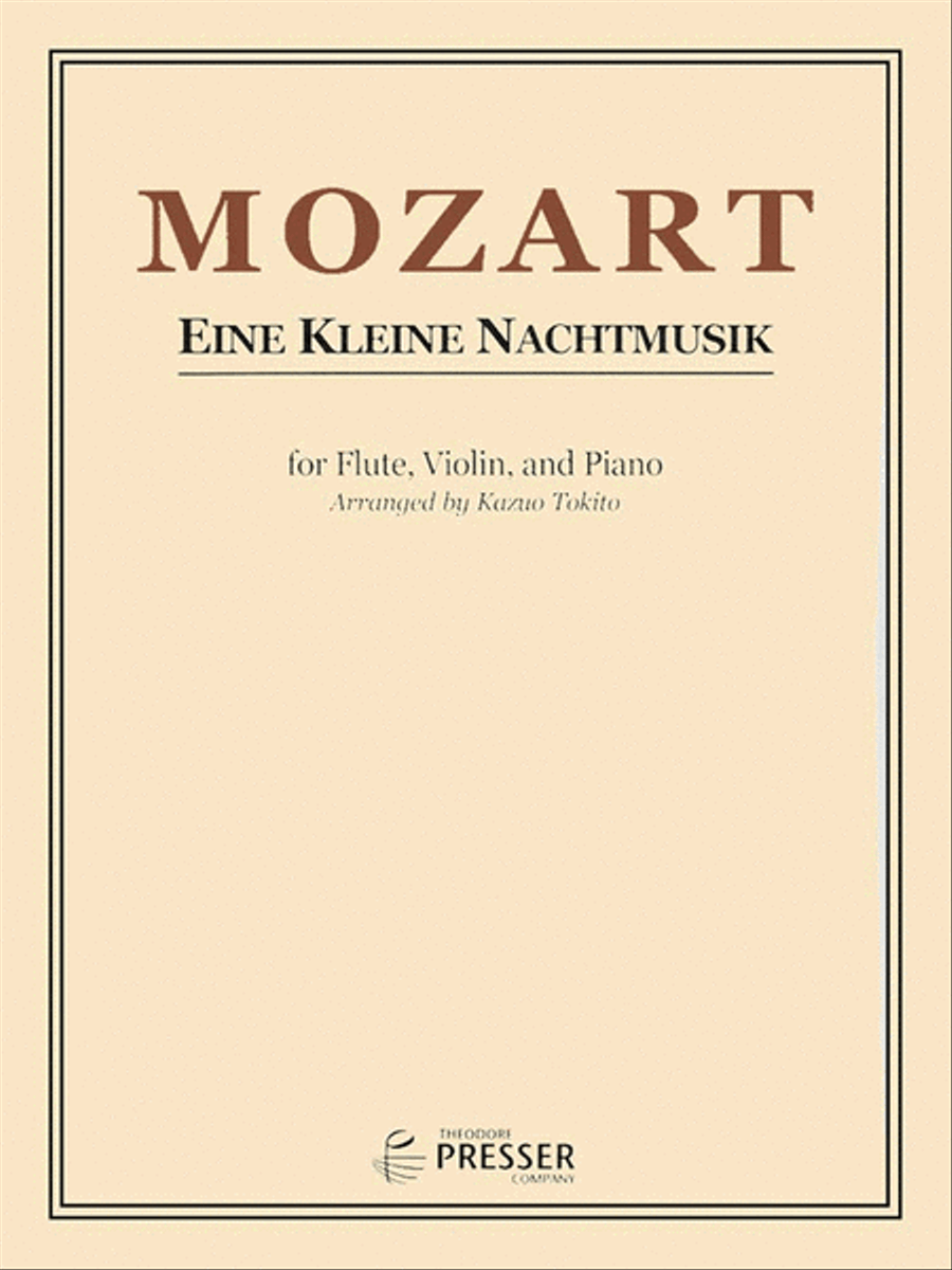 Eine Kleine Nachtmusik Chamber Music scores gallery preview page 1