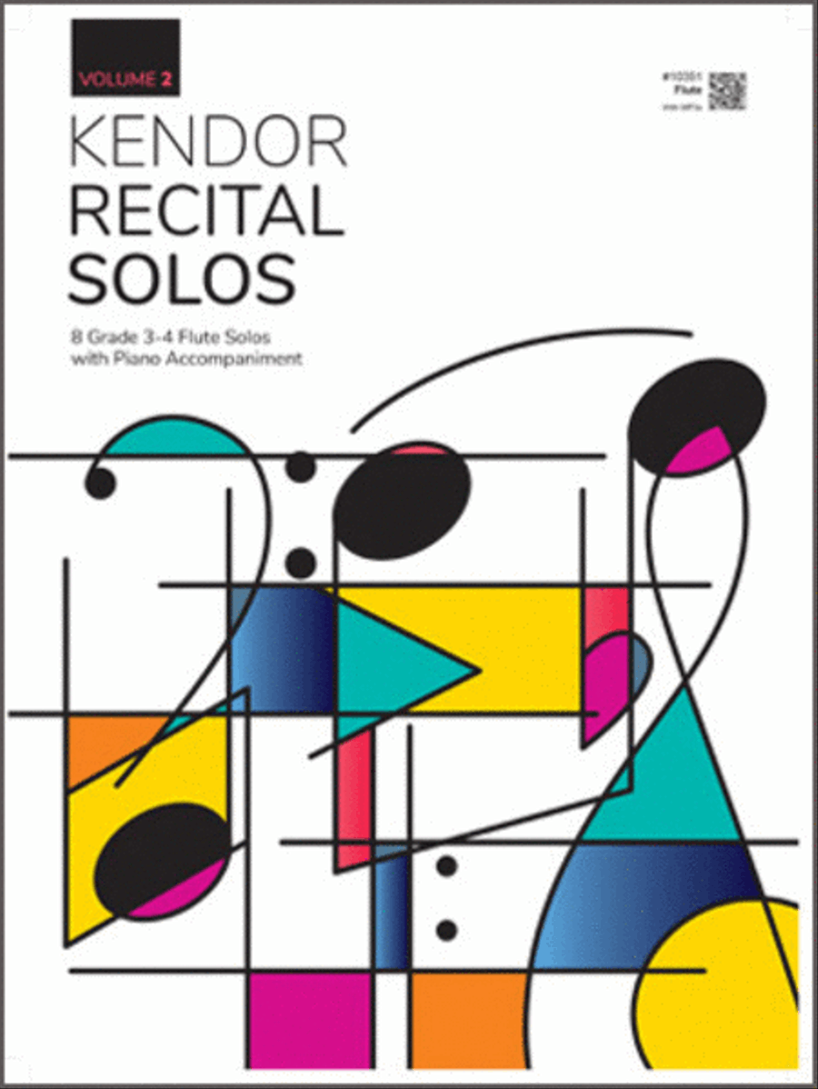 Kendor Recital Solos, Volume 2 - Flute With Piano Accompaniment & MP3s Flute Solo scores gallery preview page 1