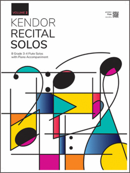 Kendor Recital Solos, Volume 2 - Flute With Piano Accompaniment & MP3s image number null
