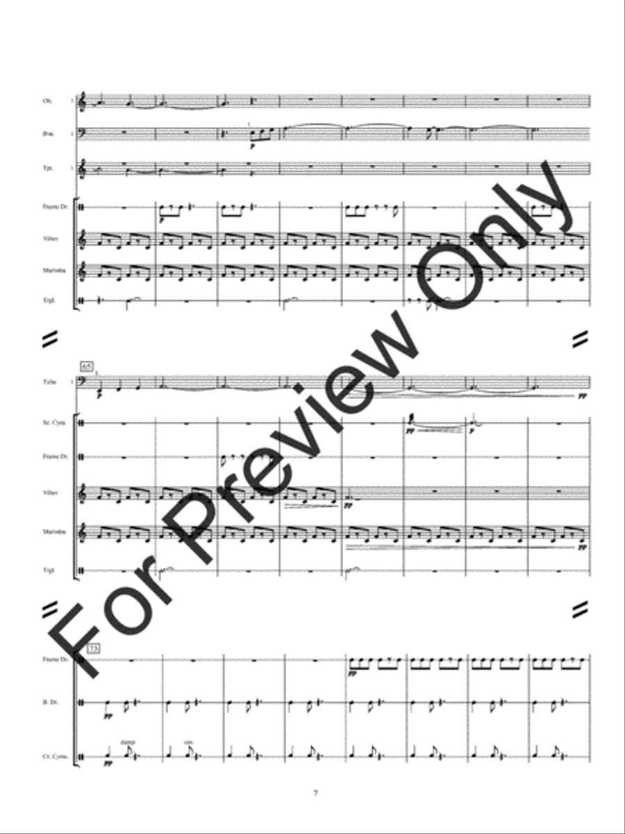 Kirkpatrick Fanfare (Score) Concert Band scores gallery preview page 10