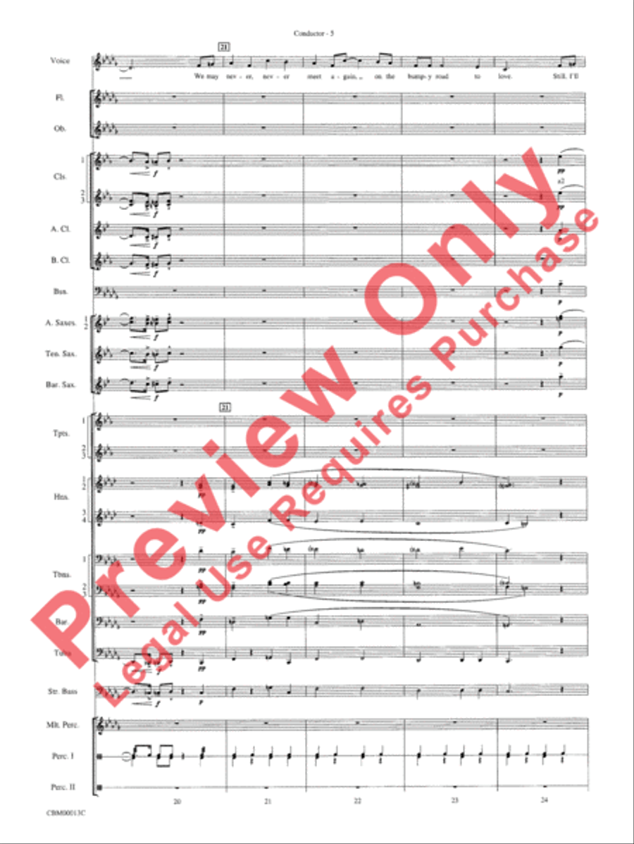They Can't Take That Away from Me Concert Band scores gallery preview page 8