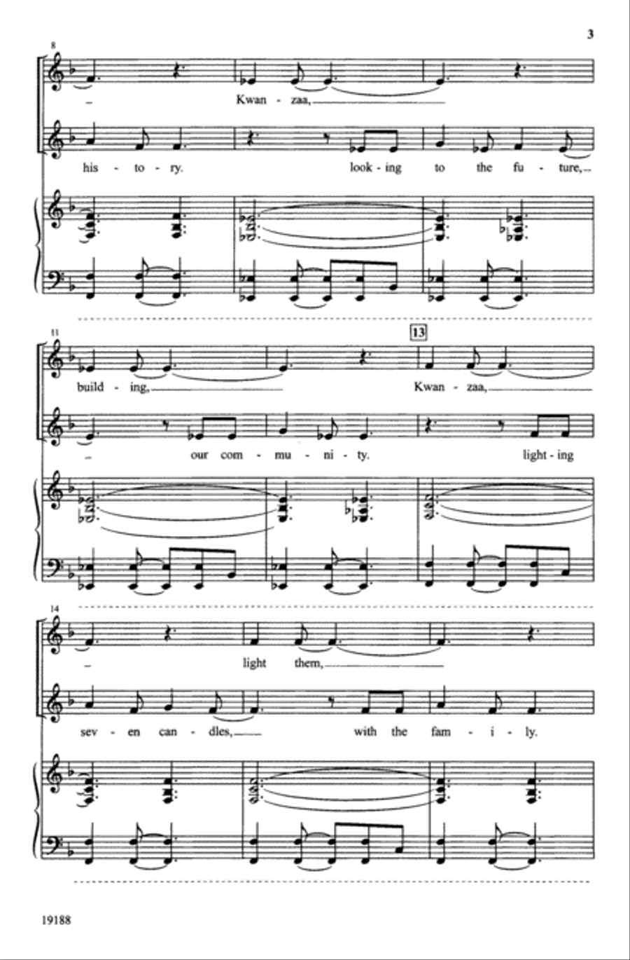 Harambee: A Song for Kwanzaa Choir scores gallery preview page 2