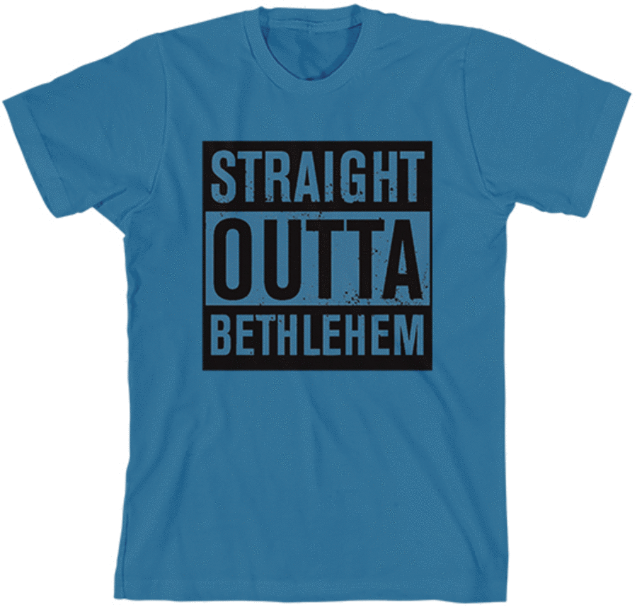 Straight Outta Bethlehem - T-Shirt - Adult Medium Choir scores gallery preview page 1