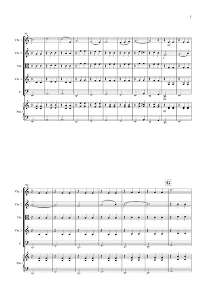 The Skater's Waltz (Fantasia) for String Quartet image number null