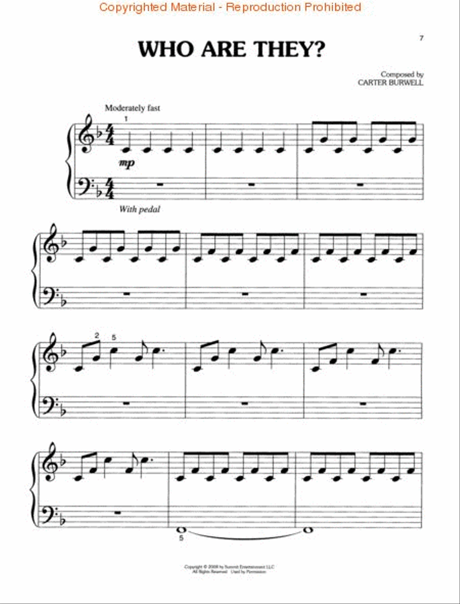 Twilight – The Score Easy Piano scores gallery preview page 2