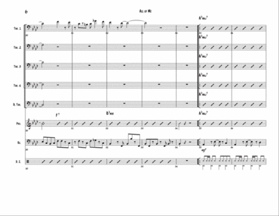 All Of Me All Of Me Large Ensemble scores gallery preview page 6