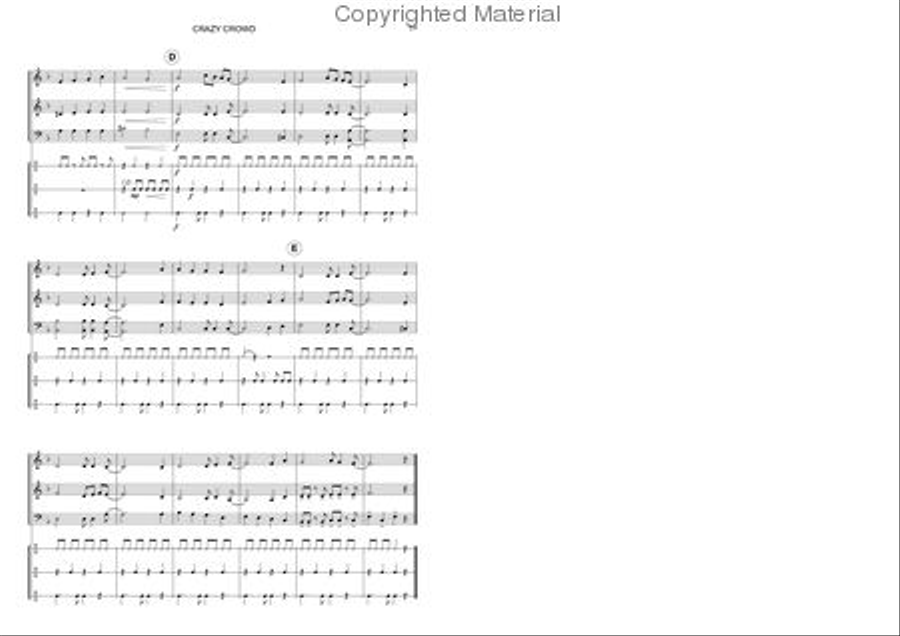 Crazy Crowd Crazy Crowd Brass Band scores gallery preview page 10