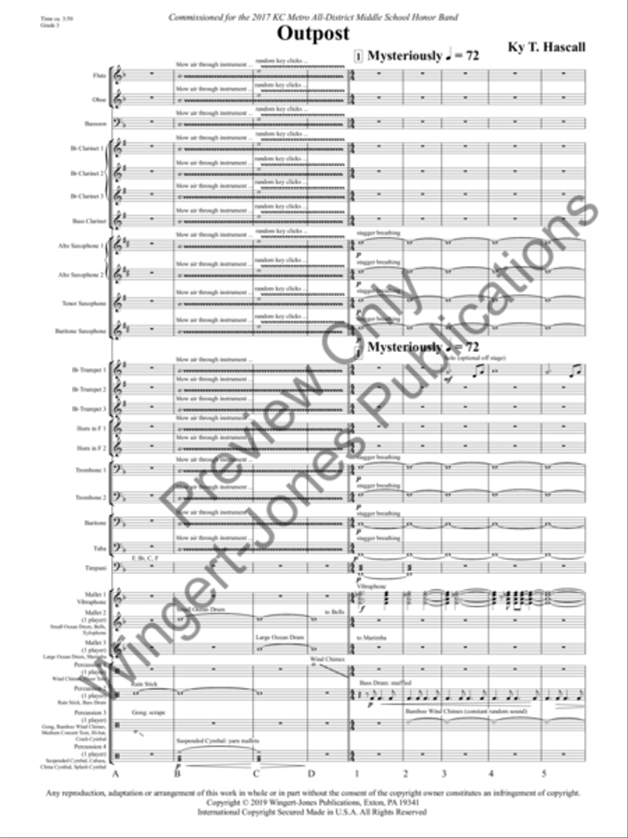 Outpost Concert Band scores gallery preview page 4