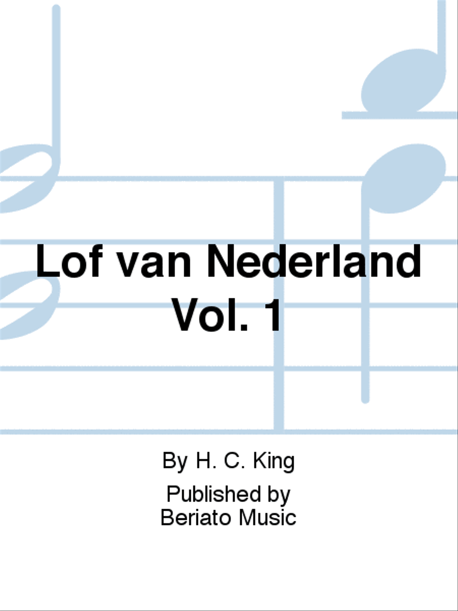Lof van Nederland Vol. 1 Lof van Nederland Vol. 1 Voice Solo scores gallery preview page 1