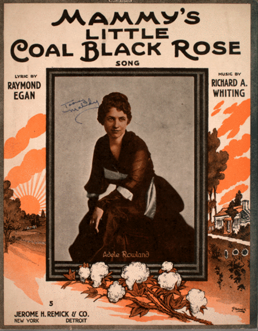 Mammy's Little Coal Black Rose. Song Voice scores gallery preview page 1